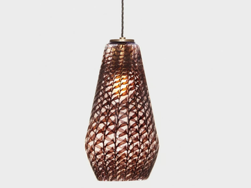 CONO #003 - Murano glass pendant lamp by Sogni Di Cristallo - view 2